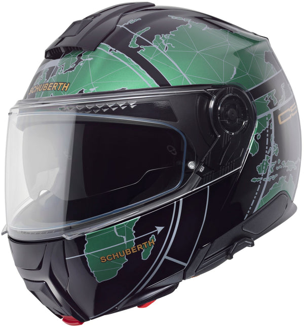 Schuberth C5 Globe Helmet - Green — Motorcycle Helmets (image 1 of 8)