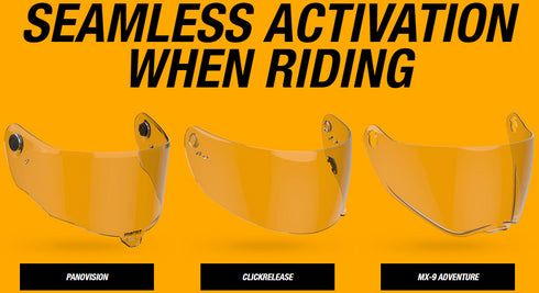 Bell Replacement Qualifier/DLX/RS-2 Click Release Visor - Protint Photochromic