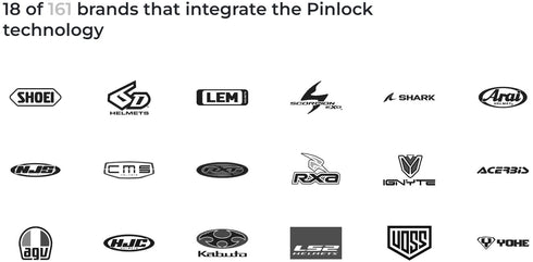 Ascerbis Pinlock 70 DKS002 Lens Insert for Acerbis Visors - Clear