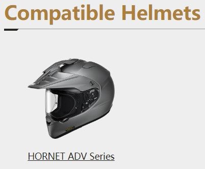 Shoei Hornet ADV Series Helmet Screw Set for V-460 Peak Visor - Clear