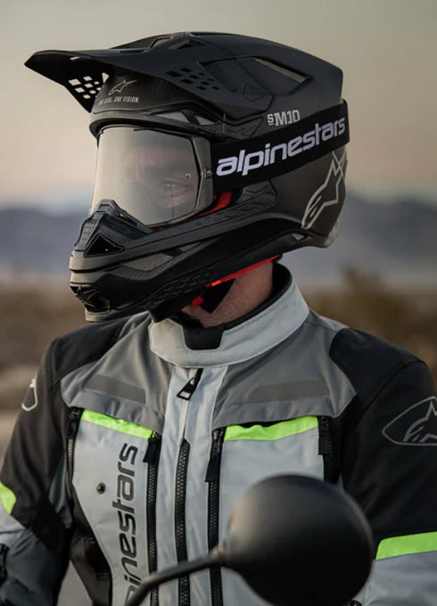 Alpinestars Bogota Pro Drystar Jacket - Ice Grey/Dark Grey/Yellow Fluo