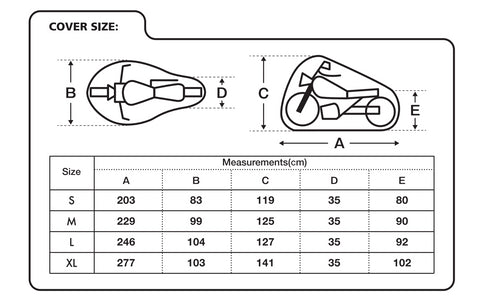 Oxford Aquatex Bike Cover - Medium