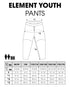 O'Neal 2027 Youth Element Nova Pants - Red