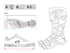 O'Neal 2026 3SRS EC Boots - Black/Charcoal (Version: Stitched Sole) — Motorcycle Gear (image 4 of 4)