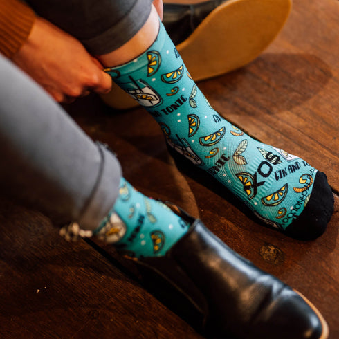 Sox Footwear Crew Socks - Gin