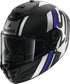 Shark Spartan RS Carbon Shawn Helmet - Black/Silver/Blue Matt DBS