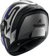 Shark Spartan RS Carbon Shawn Helmet - Black/Silver/Blue Matt DBS