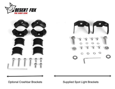 Desert Fox Raptor Pro RP2 Precision Motorcycle LED Spot Light Kit