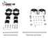 Desert Fox Raptor Pro RP2 Precision Motorcycle LED Spot Light Kit