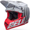 Bell Moto-9S Flex Fasthouse Sprint Helmet - White/Red Matt/Gloss
