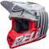 Bell Moto-9S Flex Fasthouse Sprint Helmet - White/Red Matt/Gloss