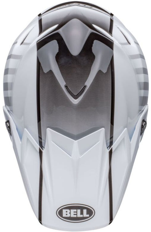 Bell Moto-9S Flex Fasthouse Sprint Helmet - White/Red Matt/Gloss