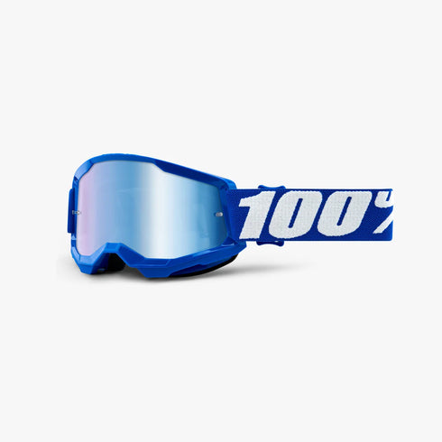 100% Strata 2 Goggle Junior - Blue Mirror Lens