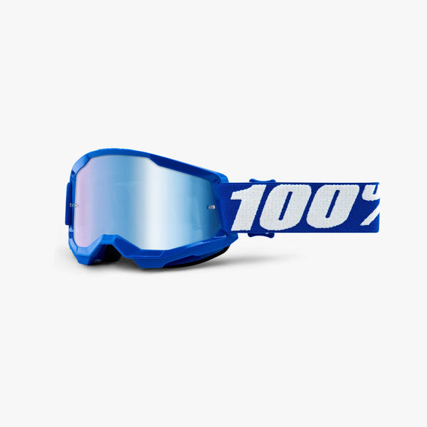100% Strata 2 Goggle Junior - Blue Mirror Lens