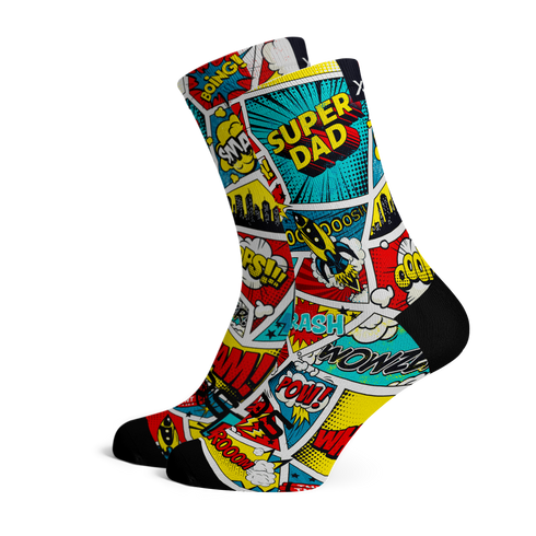 Sox Footwear Limited Edition Crew Socks - Super Dad 6.0