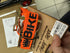 Gas Junky Printed 38mm Tie Down with Ratchet - Orange (Bike Kings Branding)