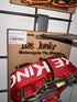 Gas Junky Printed 38mm Tie Down with Ratchet - Red (Bike Kings Branding)