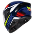 SMK Typhoon Thorn Helmet - GL543 (Blue/White/Red/Hi-Viz Yellow)