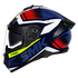 SMK Typhoon Thorn Helmet - GL543 (Blue/White/Red/Hi-Viz Yellow)
