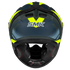 SMK Typhoon Thorn Helmet - MA848 (Black/Hiz Viz Yellow)