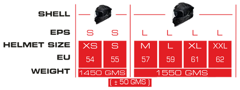 SMK Titan Carbon Nero Helmet - GL264