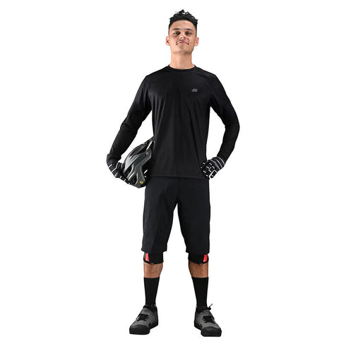 Troy Lee Designs MTB FLowline Long Sleeve Jersey - Black
