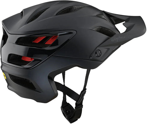 Troy Lee Designs MTB A3 Uno Mips Helmet - Black