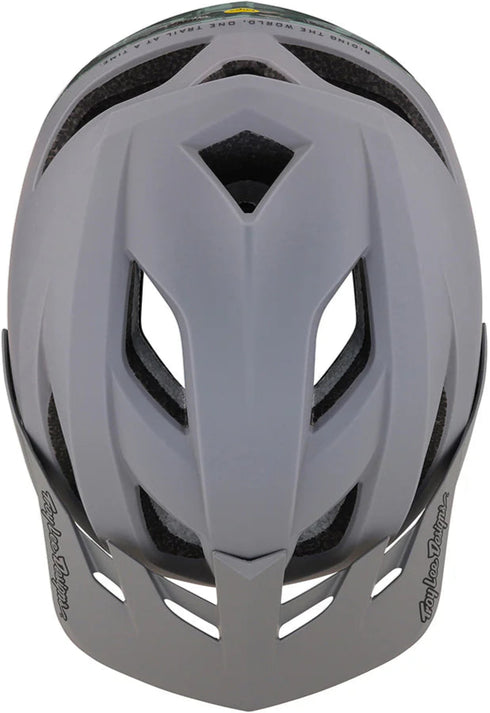 Troy Lee Designs Flowline SE Radian Helmet - Camo Grey/Army Green