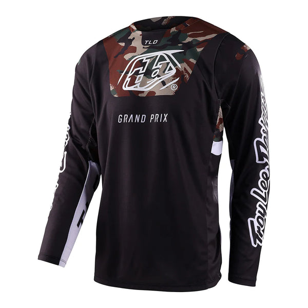 Troy Lee Designs GP Pro Blends Camo Jersey - Black/Green