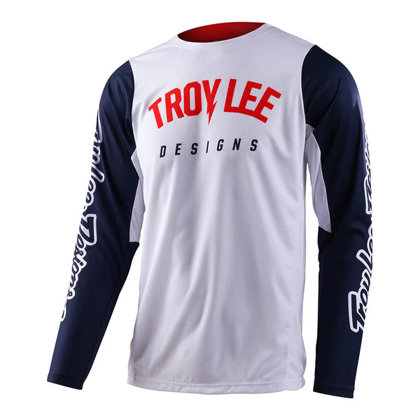 Troy Lee Designs GP Pro Boltz Jersey - White/Navy
