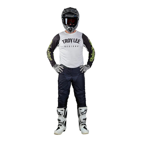 Troy Lee Designs GP Pro Boltz Jersey - Fog/Fluo Yellow