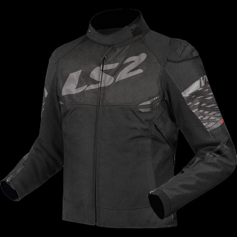LS2 Ladies Apex Jacket - Black/Dark Grey
