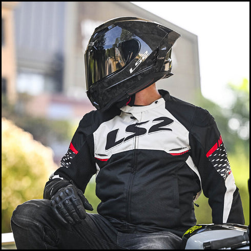 LS2 Ladies Apex Jacket - Black/Dark Grey