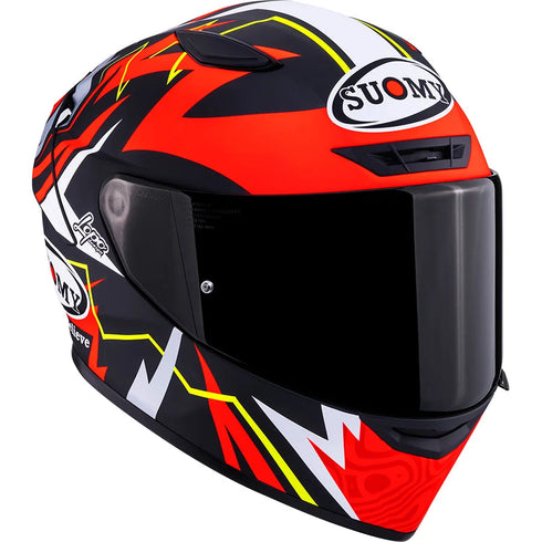 Suomy Track-1 Sam Lowes (2025) Replica Helmet - Red Matt