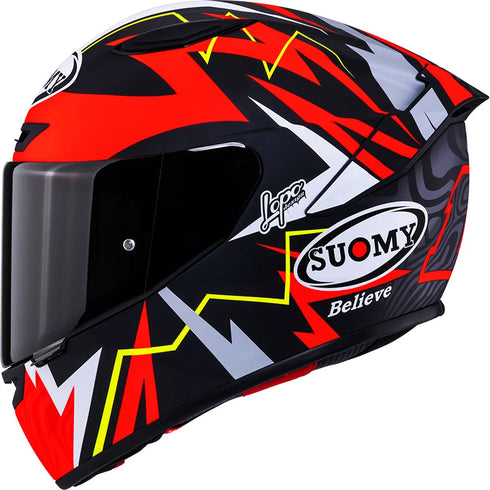 Suomy Track-1 Sam Lowes (2025) Replica Helmet - Red Matt