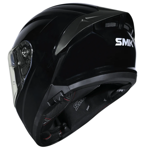 SMK Typhoon Solid Helmet - GL200 (Black)