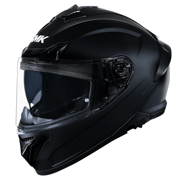 SMK Typhoon Solid Helmet - GL200 (Black)