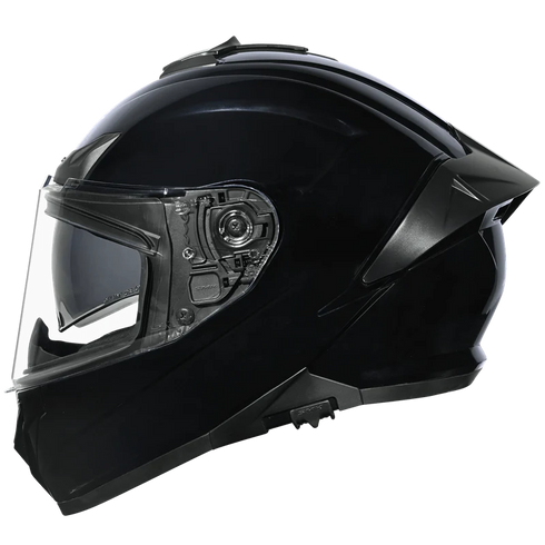 SMK Typhoon Solid Helmet - GL200 (Black)