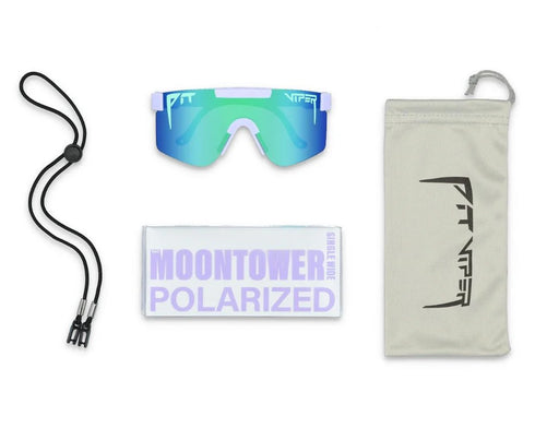 Pit Viper The Original Sunglasses - The Moontower (Polarized Blue-Green Lens)