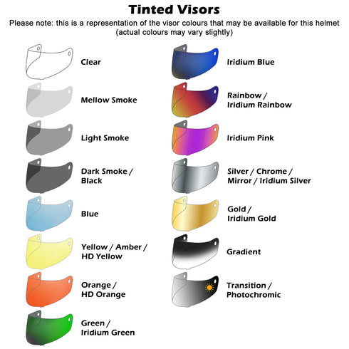 Shark Evoline GT Helmet Visor - Chrome VZ25030