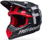 Bell Moto-9S Flex Fasthouse Tribe Helmet - Black/White Matt/Gloss