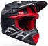 Bell Moto-9S Flex Fasthouse Tribe Helmet - Black/White Matt/Gloss