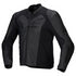Alpinestars Faster V3 Leather Airflow Jacket Black/Black