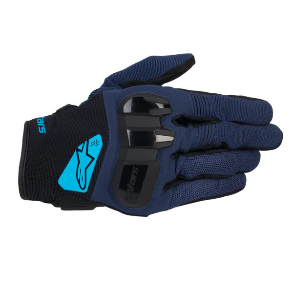 Alpinestars Chrome V2 Gloves Dark Blue/Hawaiian Ocean