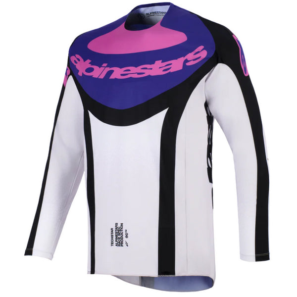 Alpinestars 2026 Techstar Knif Jersey Black/Light Gray/Purple