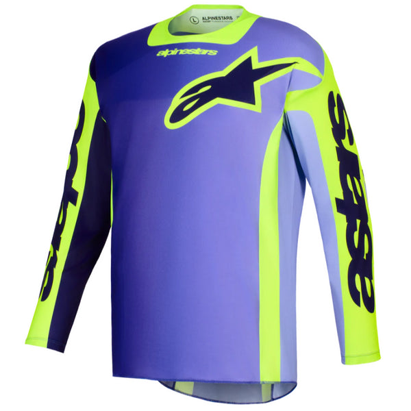 Alpinestars 2026 Racer Portl Jersey Purple/Yellow Fluo