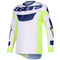Alpinestars 2026 Racer Air Riway Jersey Light Gray/Yellow Fluo/Blue