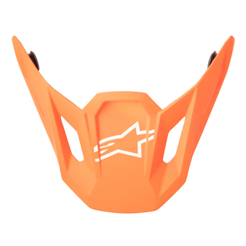 Alpinestars Supertech M7 Core Helmet Peak/Sun Visor - Orange/Blue Matt