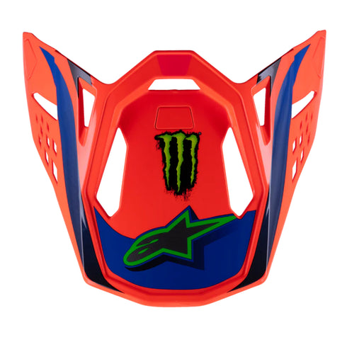 Alpinestars Supertech M10 Deegan Helmet Peak/Sun Visor - Orange/Purple/Pink