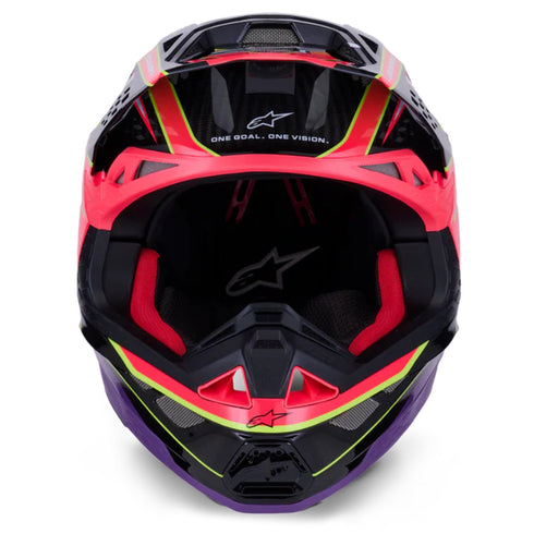 Supertech M10 Era Helmet ECE Pink/Violet/Yellow Fluo Gloss